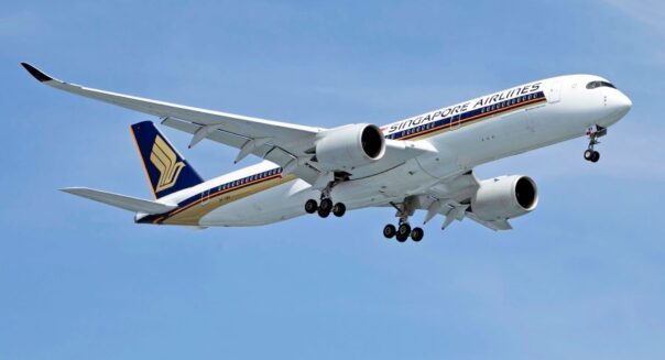 Singapore Airlines vliegtuig