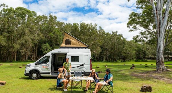 Britz Voyager kamperen Noosa