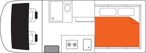 Apollo Euro Mini floorplan nacht