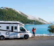 Britz Wanderer Lake Tekapo