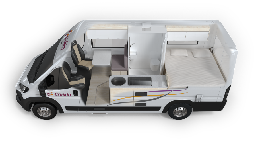 Layout van de Cruisin' Sandpiper