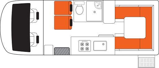 Apollo Euro Quest floorplan dag Australië