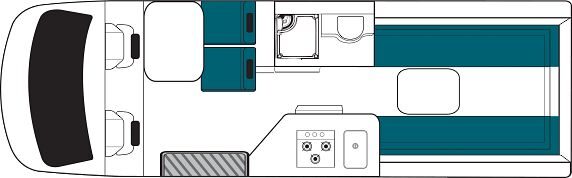 Floorplan overdag van de Maui Ultima in Australië