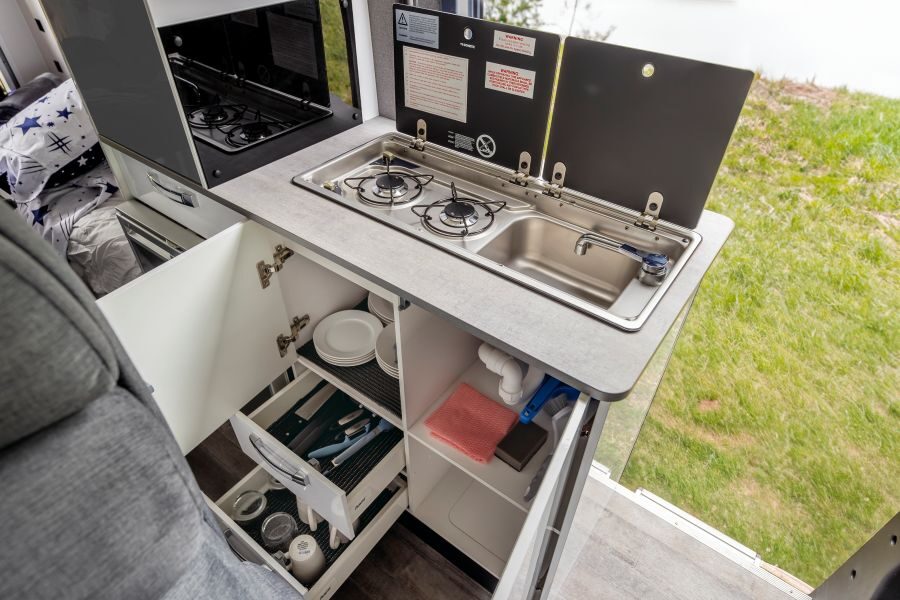 Keuken van de Star RV Polaris 2