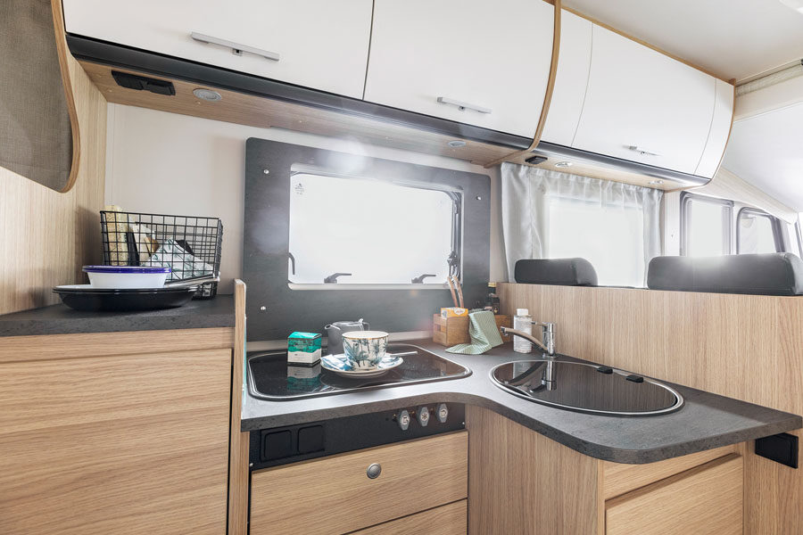 De keuken in de McRent Comfort Luxury