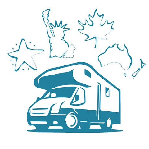 Logo van onze app Mijn Camperreis