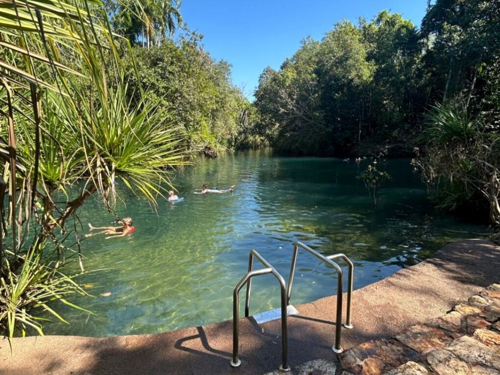 Waterpoel in Berry Springs nature park