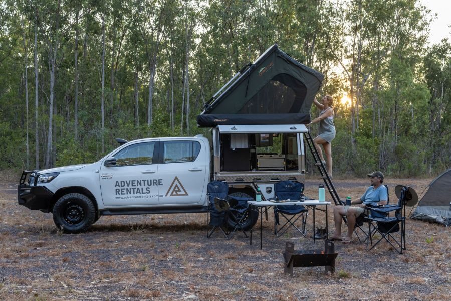 Adventure Rentals Toyota Hilux 4WD Enkele Daktent