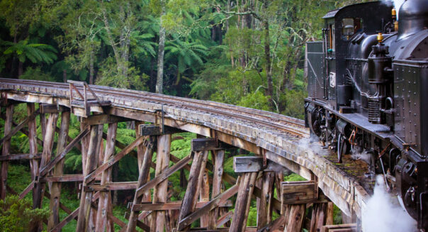 Melbourne Puffing Billy train
